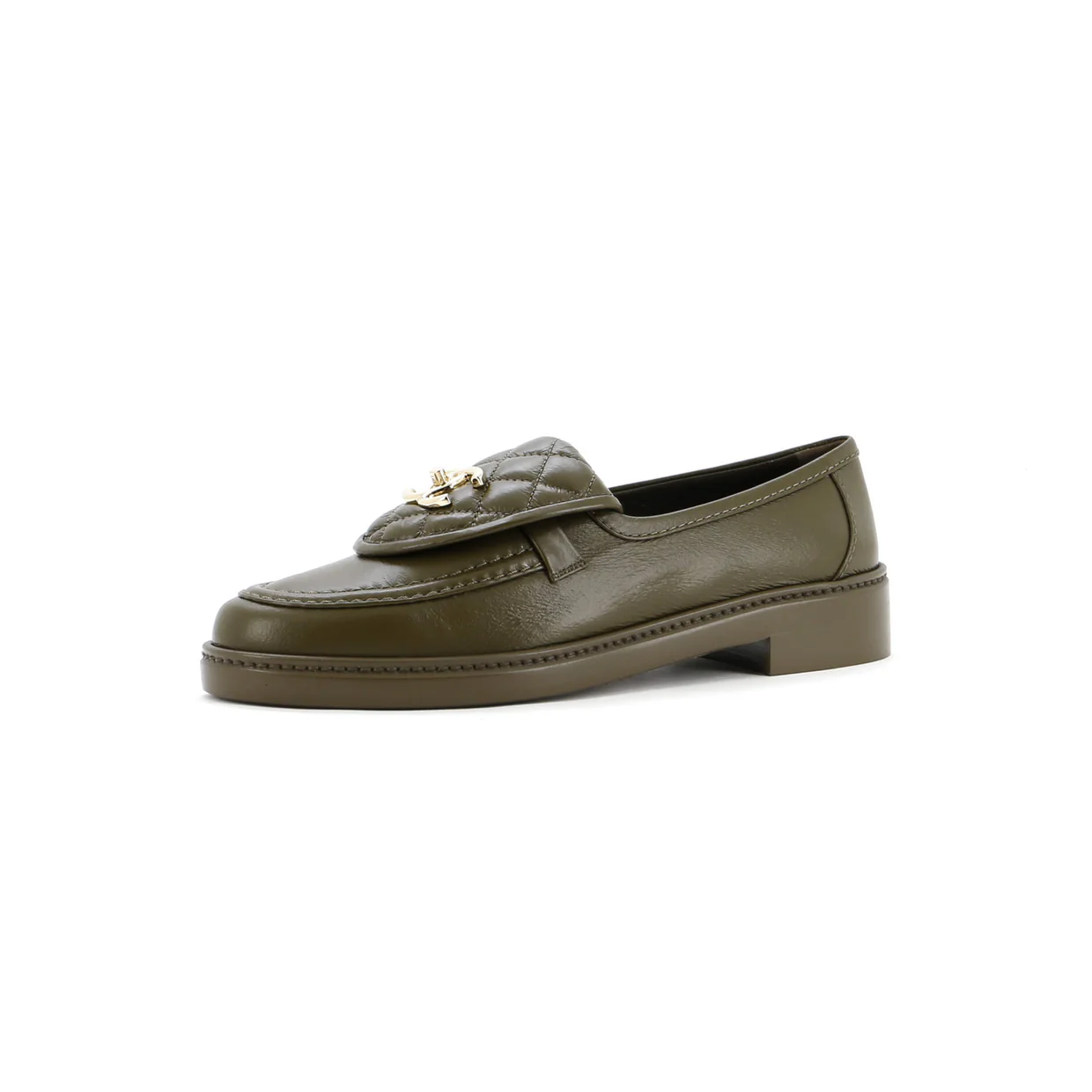 Women's CC Loafers Quilted Leather - Deep Luxury