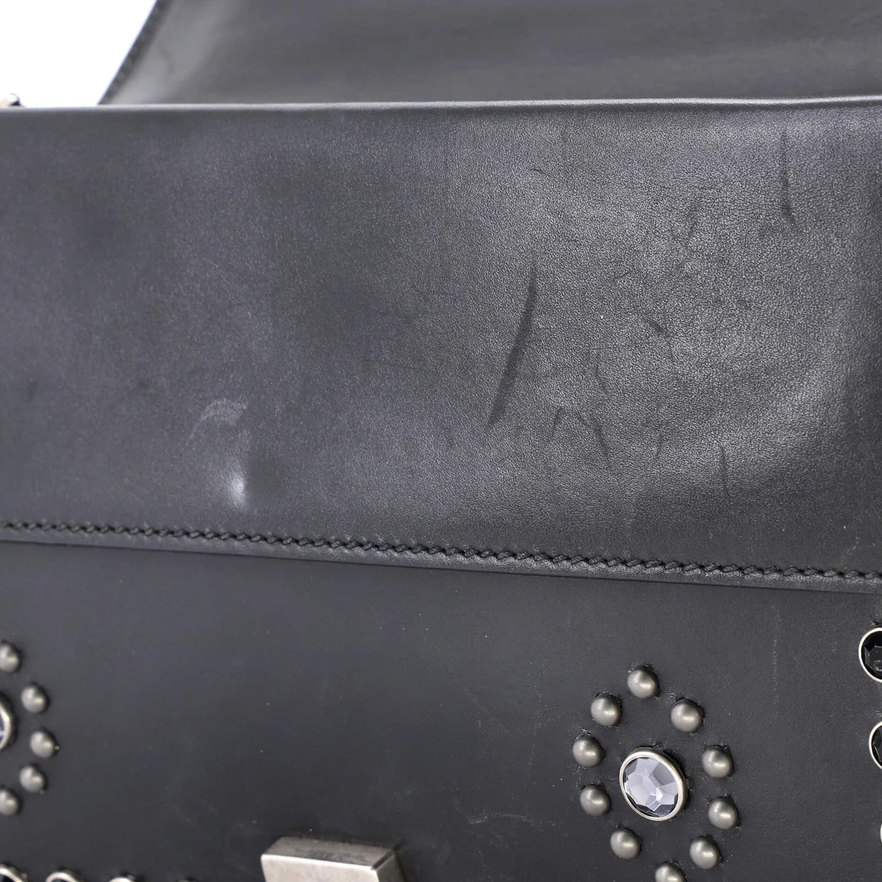 Dionysus Bag Studded Leather Small - Deep Luxury