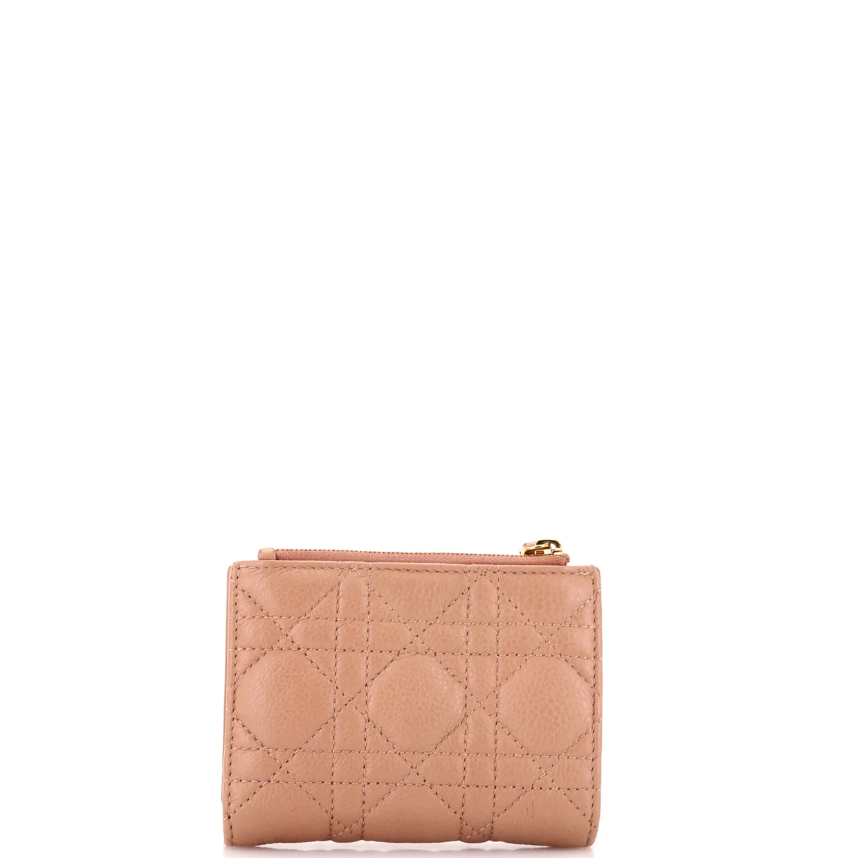 Caro Dahlia Wallet Cannage Calfskin - Deep Luxury