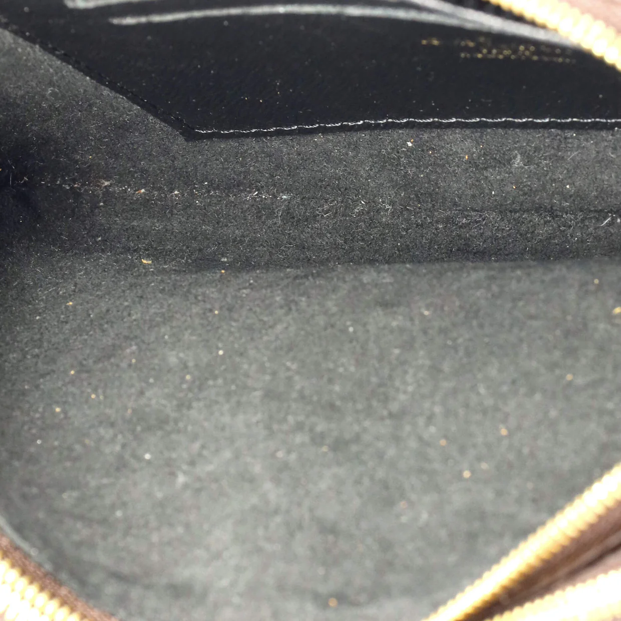 Double Zip Pochette Reverse Monogram Giant - Deep Luxury