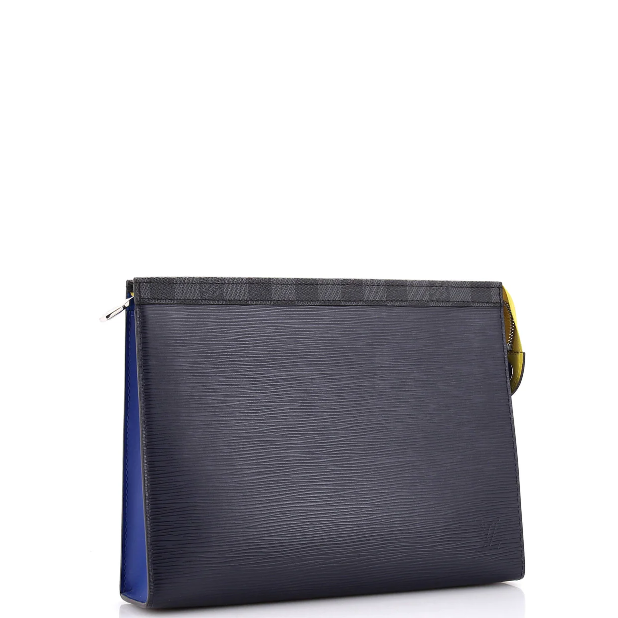 Pochette Voyage Epi Leather with Damier Graphite MM - Deep Luxury