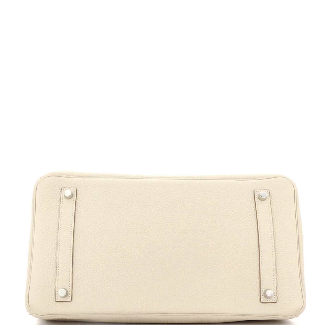 Birkin Handbag Light Clemence with Palladium Hardware 35 - Deep Luxury