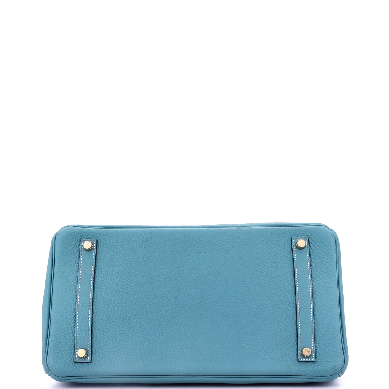 Birkin Handbag Bleu Jean Togo with Gold Hardware 35 - Deep Luxury