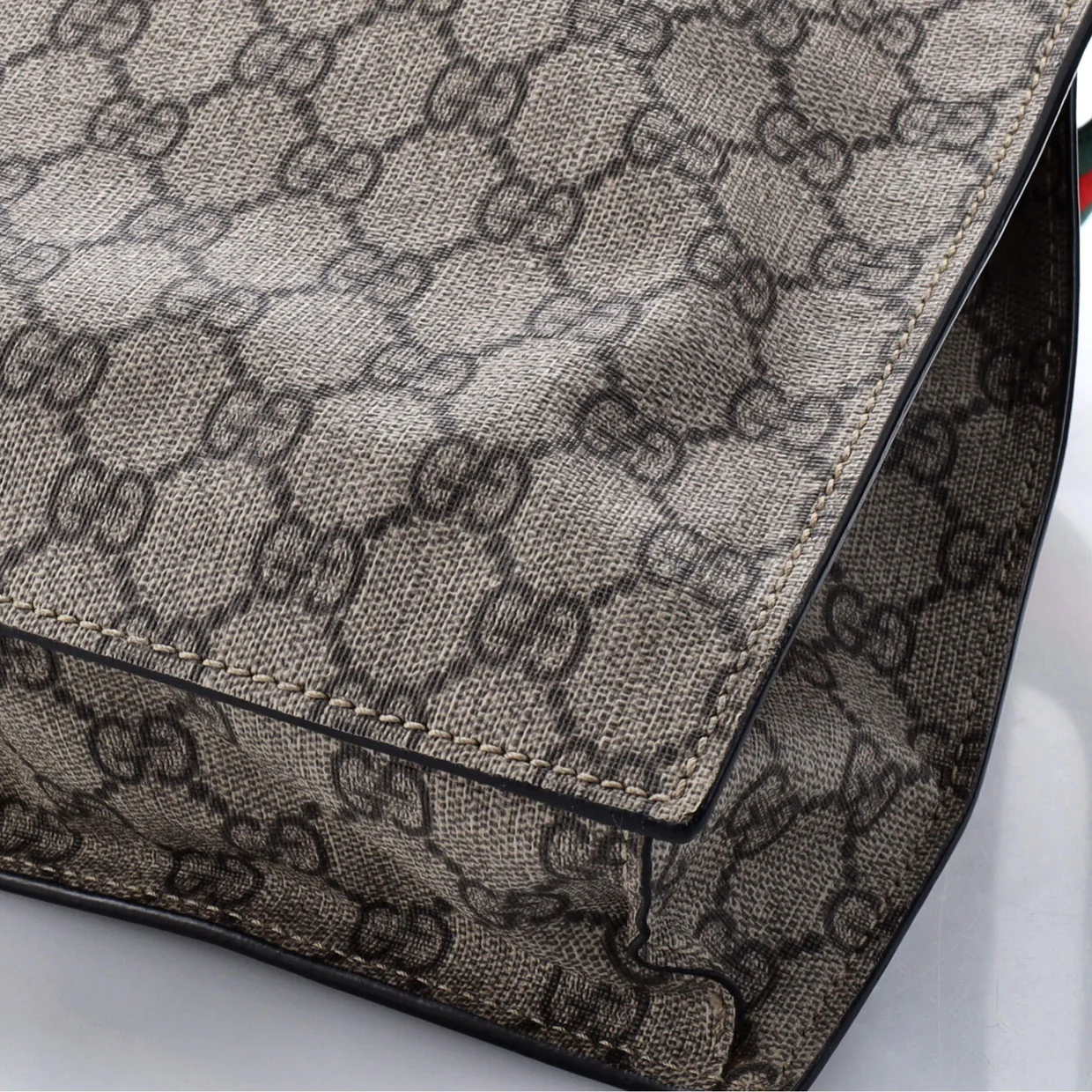 Convertible Soft Open Tote GG Coated Canvas Tall - Deep Luxury