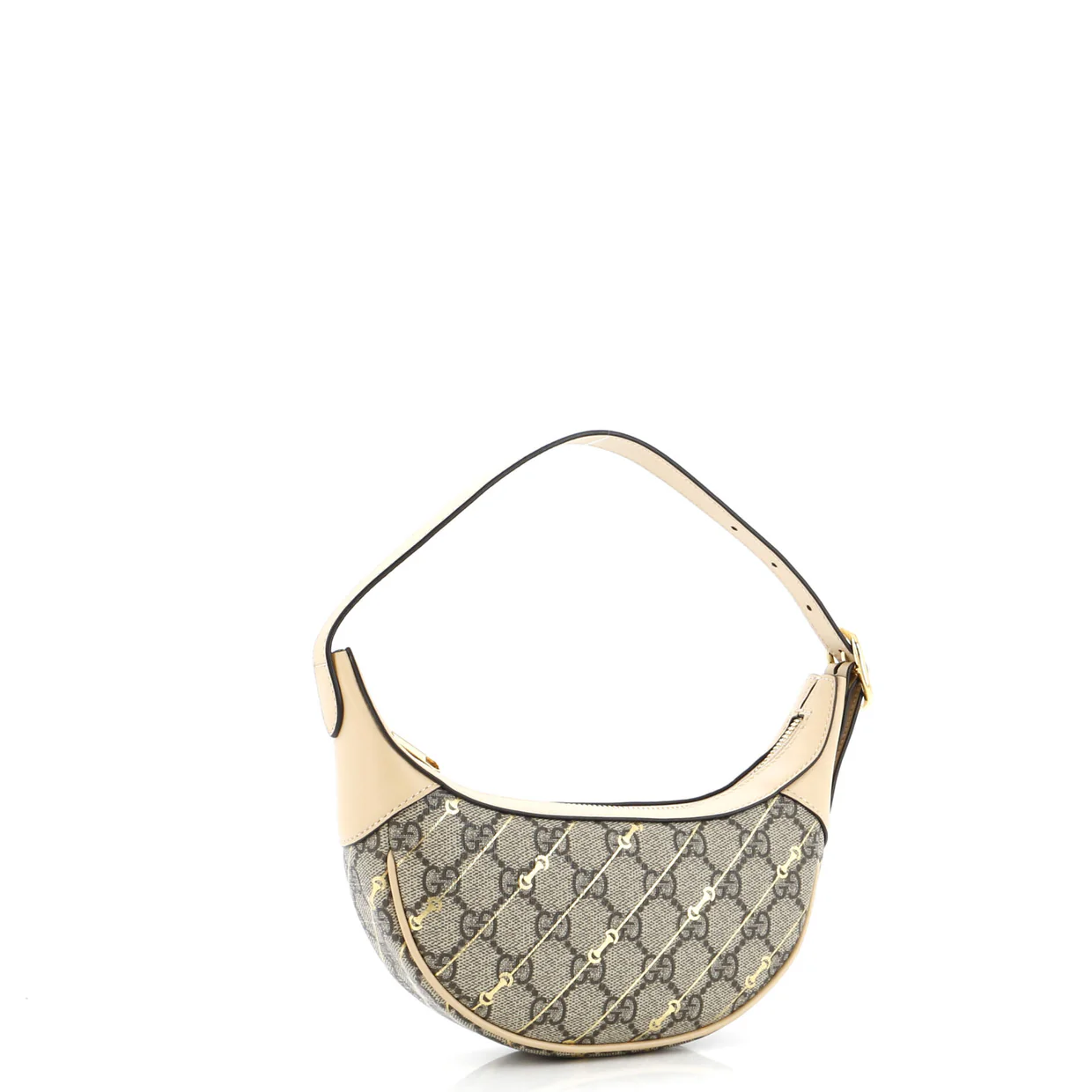 Ophidia Half Moon Bag Print GG Coated Canvas Mini - Deep Luxury