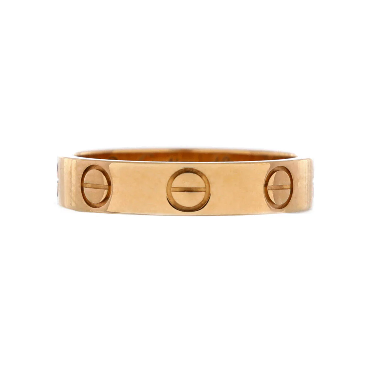 Love Wedding Band Ring 18K Yellow Gold - Deep Luxury