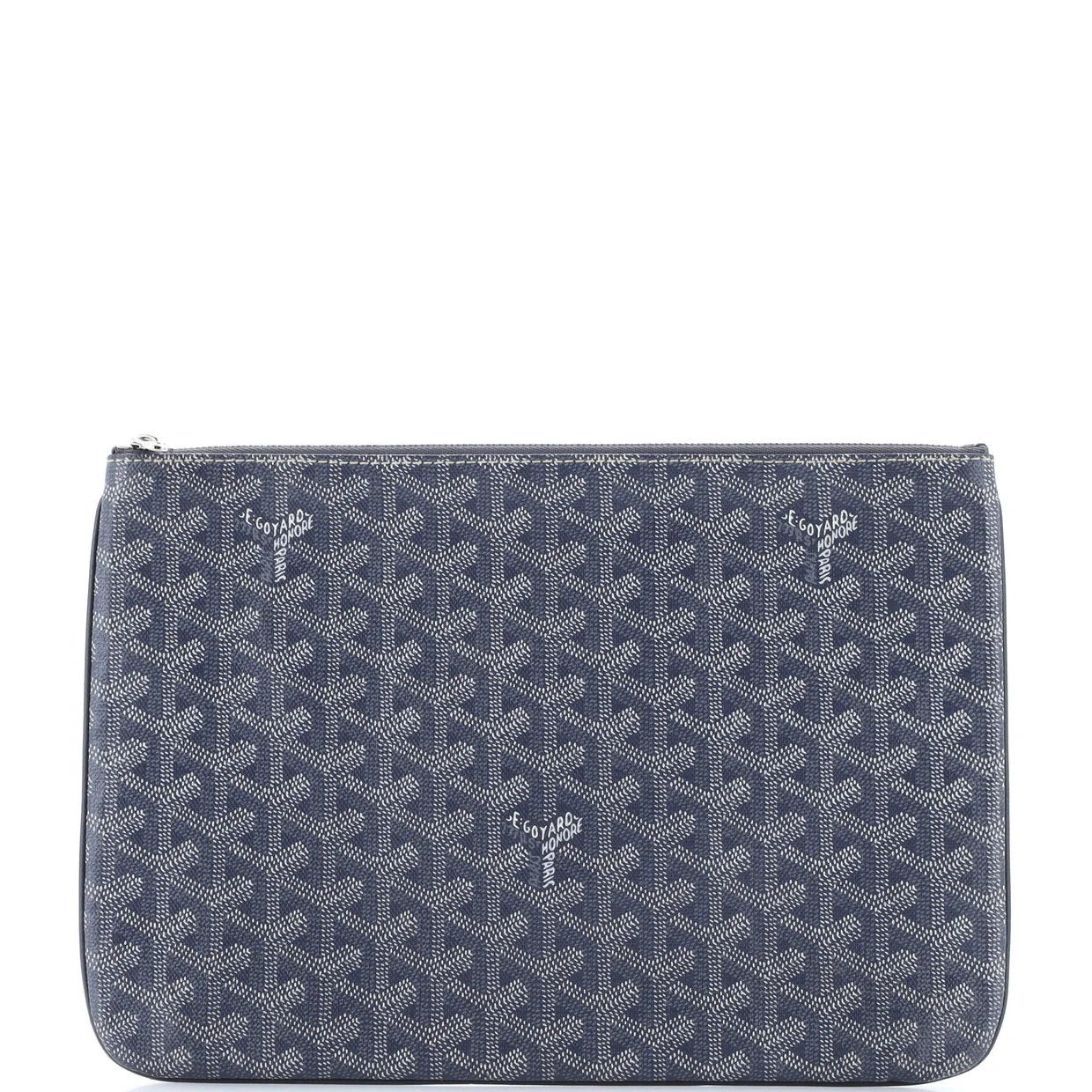 Senat Zip Pouch Coated Canvas MM - Deep Luxury