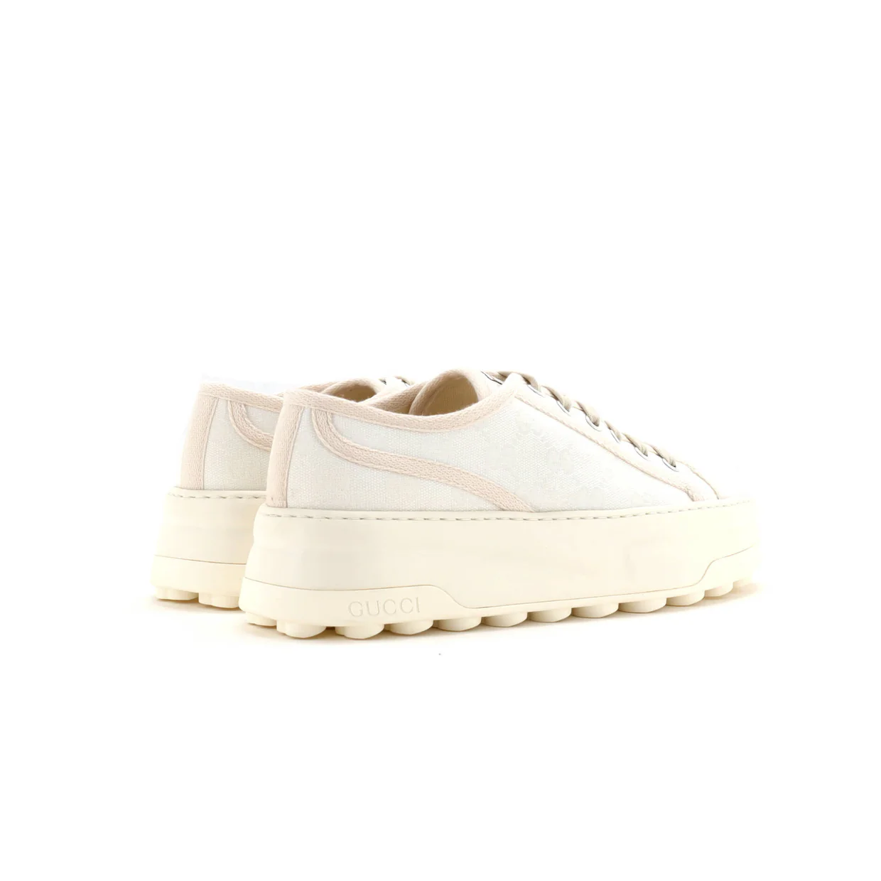 Women's 1977 Tennis Platform Sneakers GG Canvas - Deep Luxury