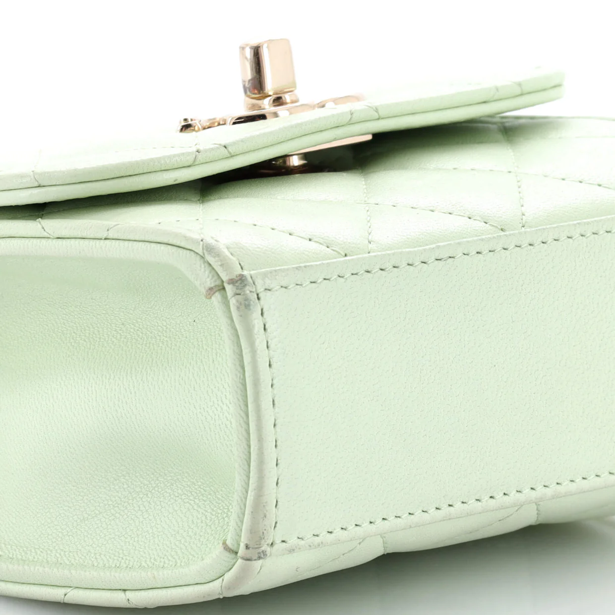 Trendy CC Clutch with Chain Quilted Lambskin Small - Deep Luxury