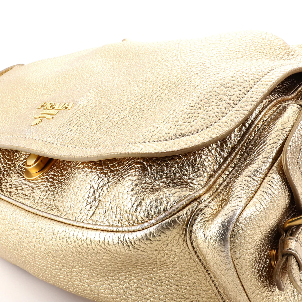 Side Pocket Zip Hobo Vitello Daino Large - Deep Luxury