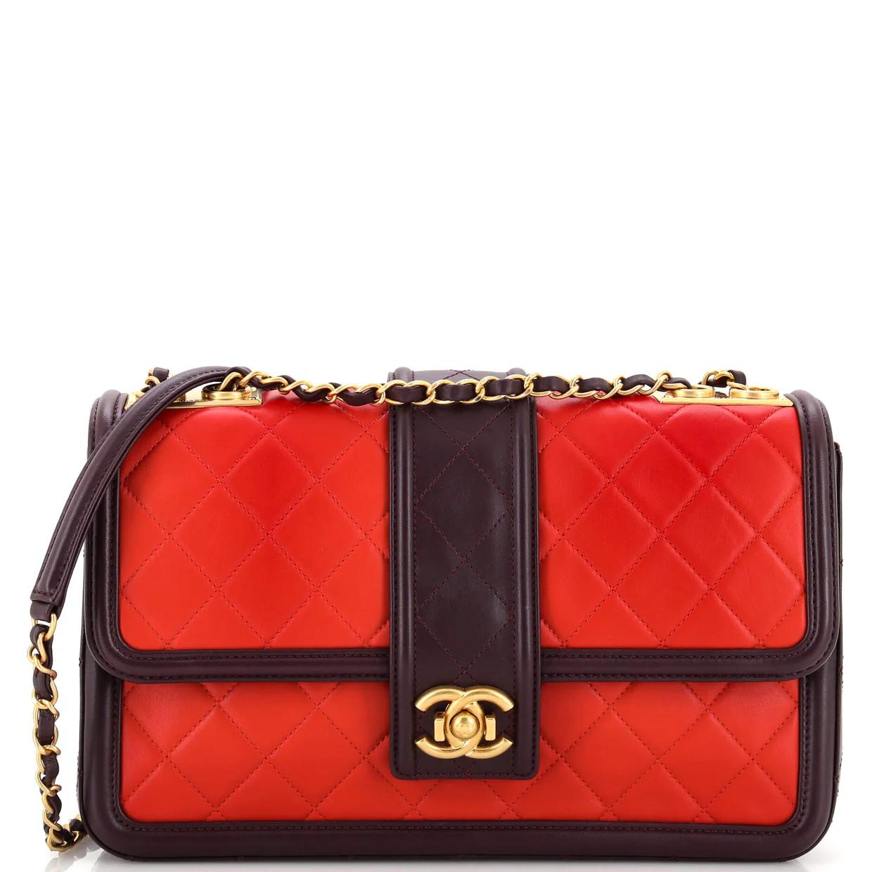 Elegant CC Flap Bag Quilted Lambskin Jumbo - Deep Luxury