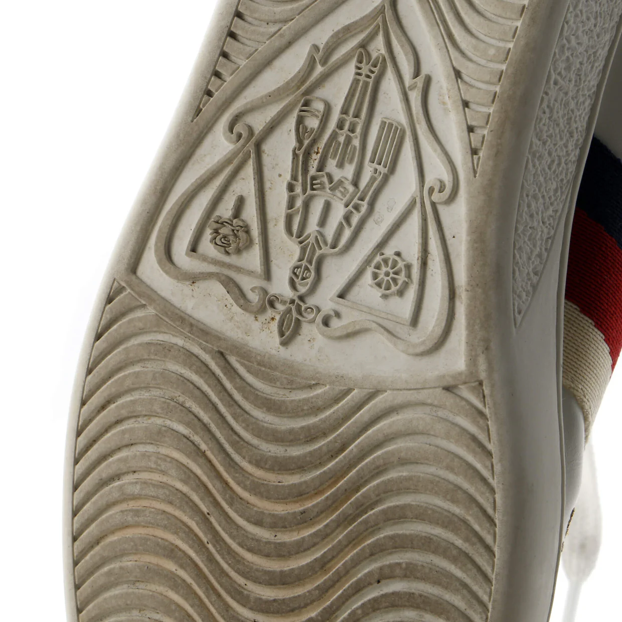 Ace Sneakers Embroidered Leather - Deep Luxury