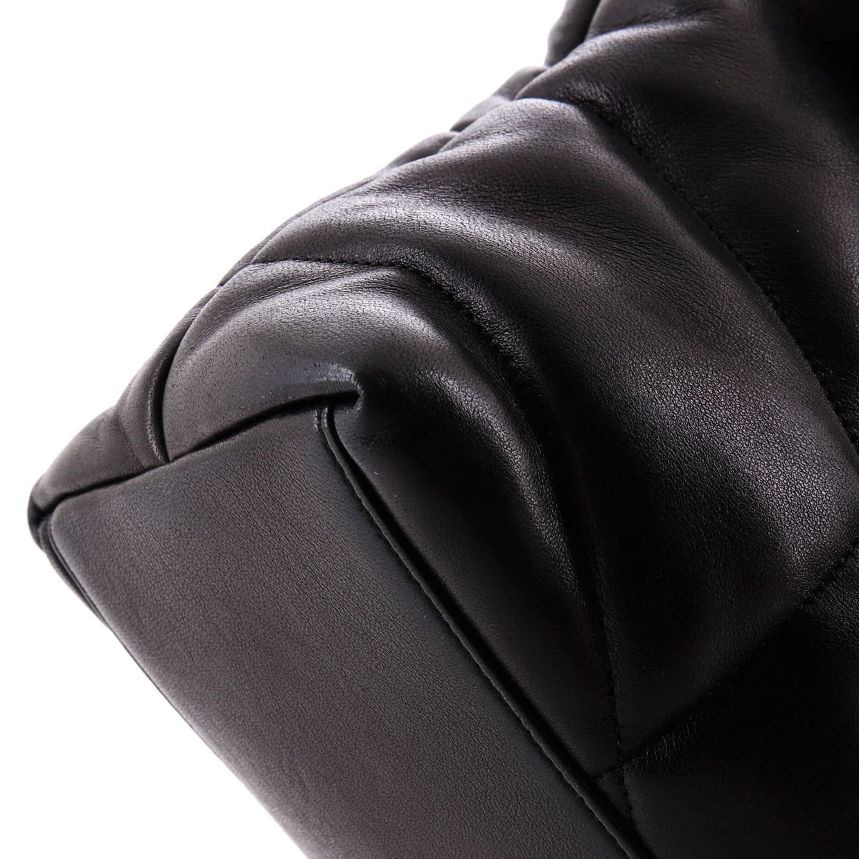 Loulou Puffer Shoulder Bag Quilted Leather Medium - Deep Luxury