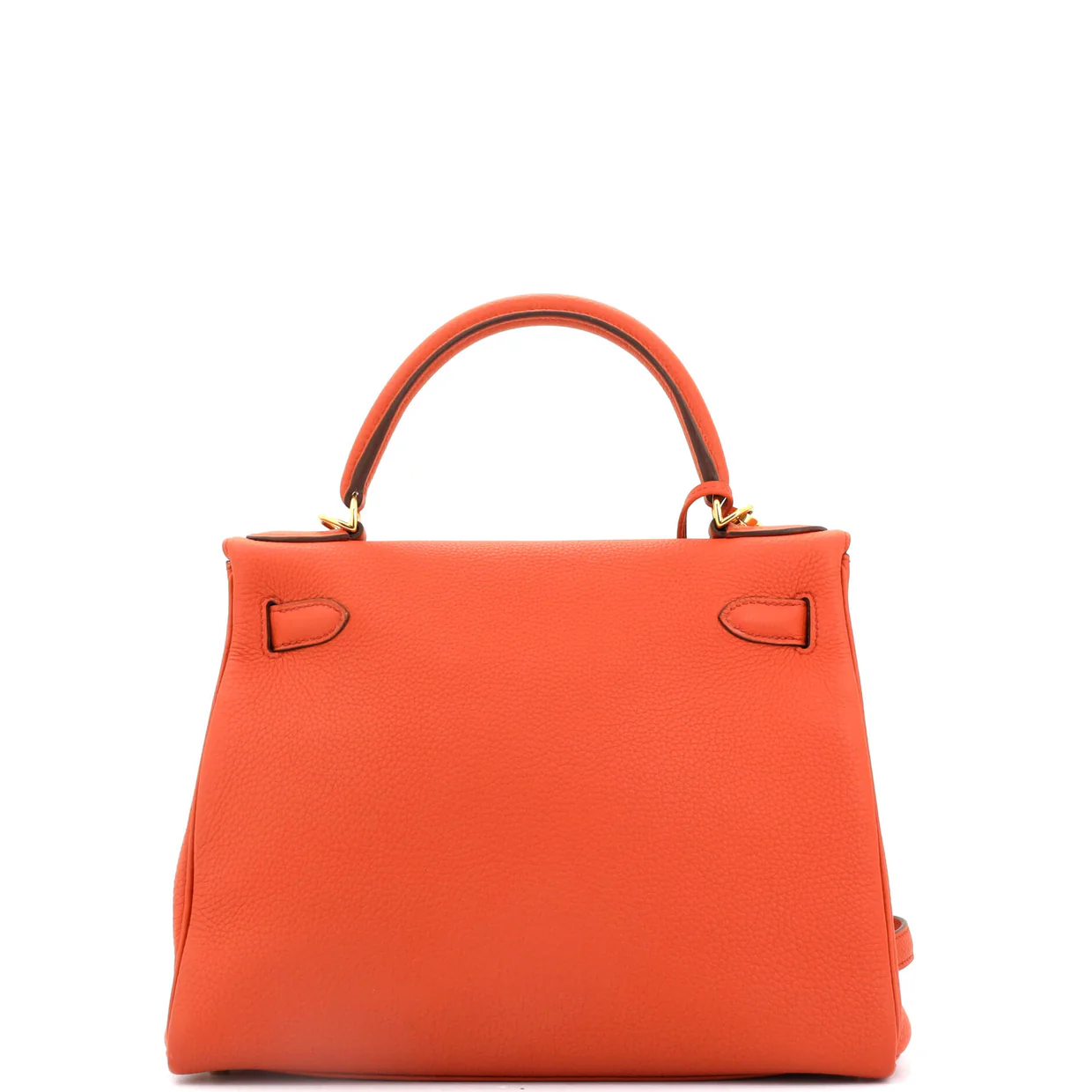 Kelly Handbag Terre Battue Togo with Gold Hardware 28 - Deep Luxury