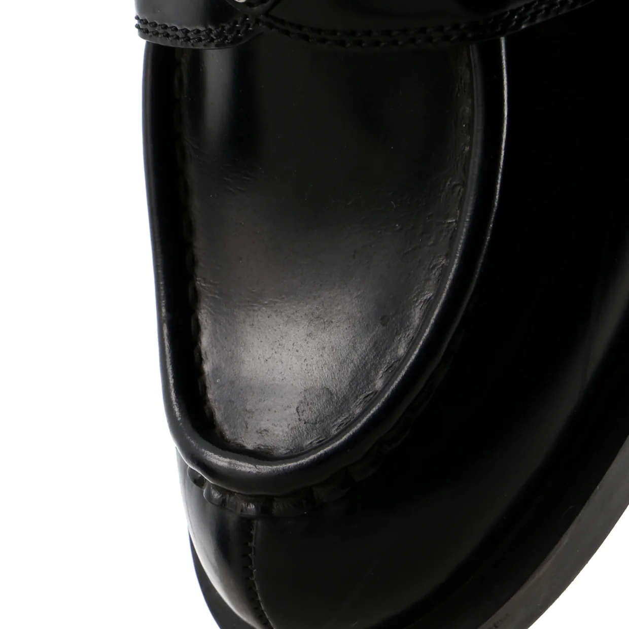 Women's Triangle Logo Slide Mules Leather - Deep Luxury