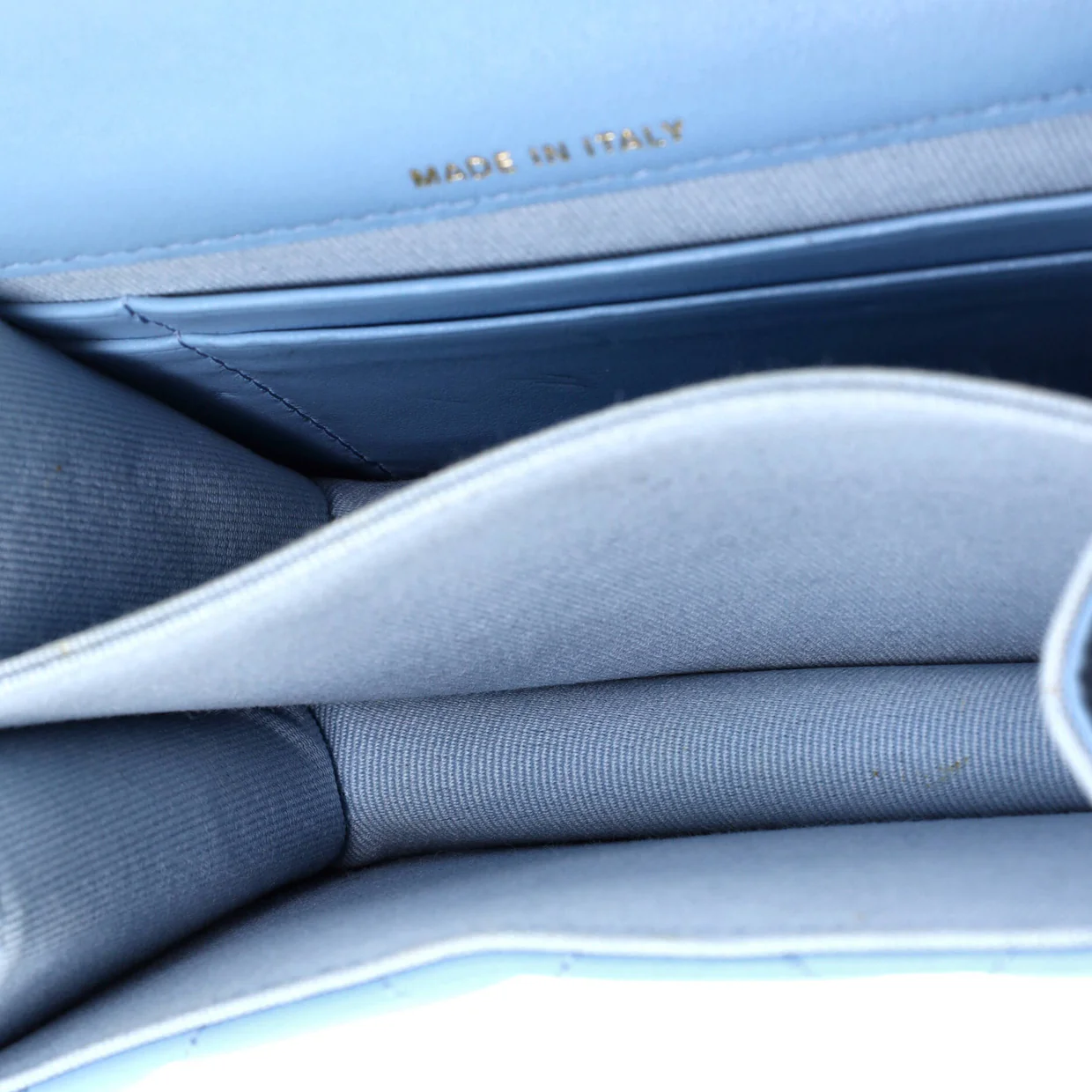 Coco Enamel Top Handle Flap Clutch with Chain Quilted Lambskin - Deep Luxury