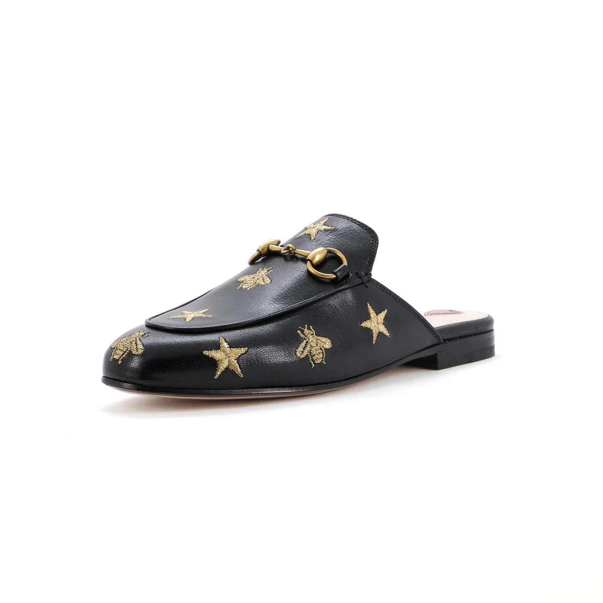 Women's Princetown Mules Embroidered Leather - Deep Luxury