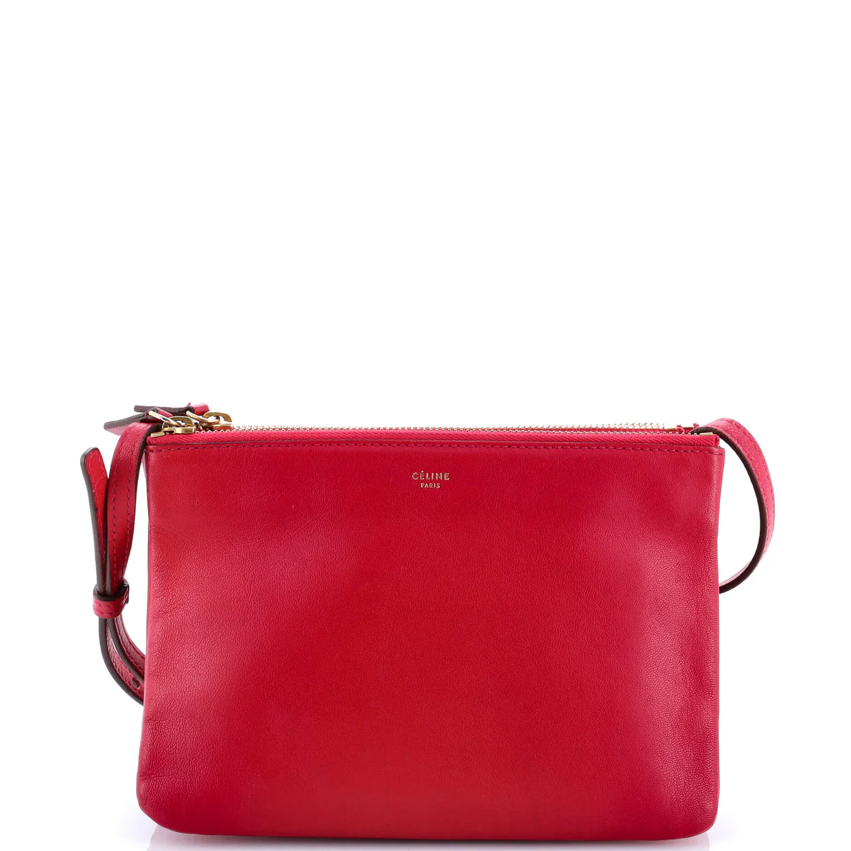 Trio Crossbody Bag Leather Small - Deep Luxury