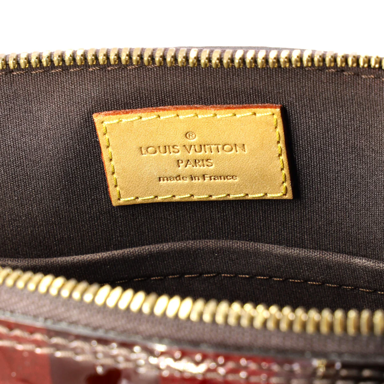 Alma Handbag Limited Edition Monogram Vernis Rayures BB - Deep Luxury