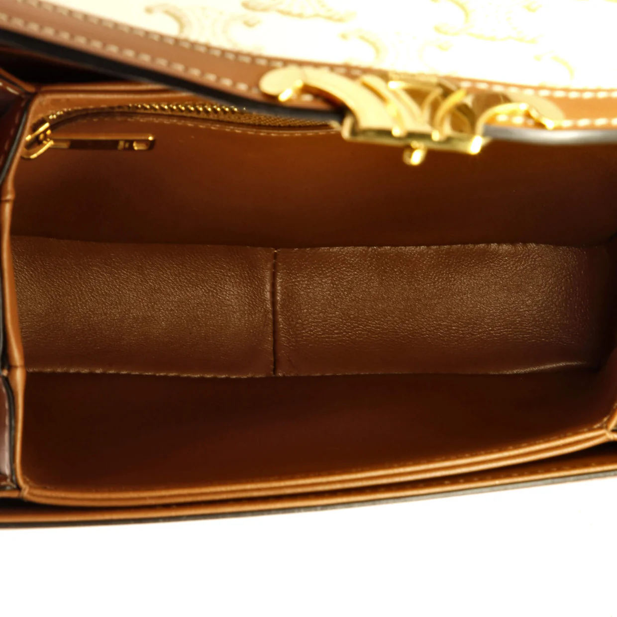 Triomphe Shoulder Bag Triomphe Coated Canvas Teen - Deep Luxury