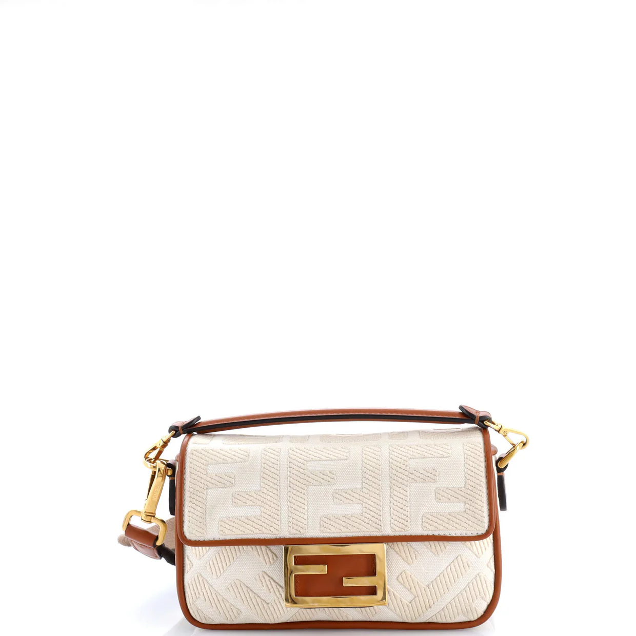 Baguette NM Bag Zucca Embroidered Canvas Mini - Deep Luxury