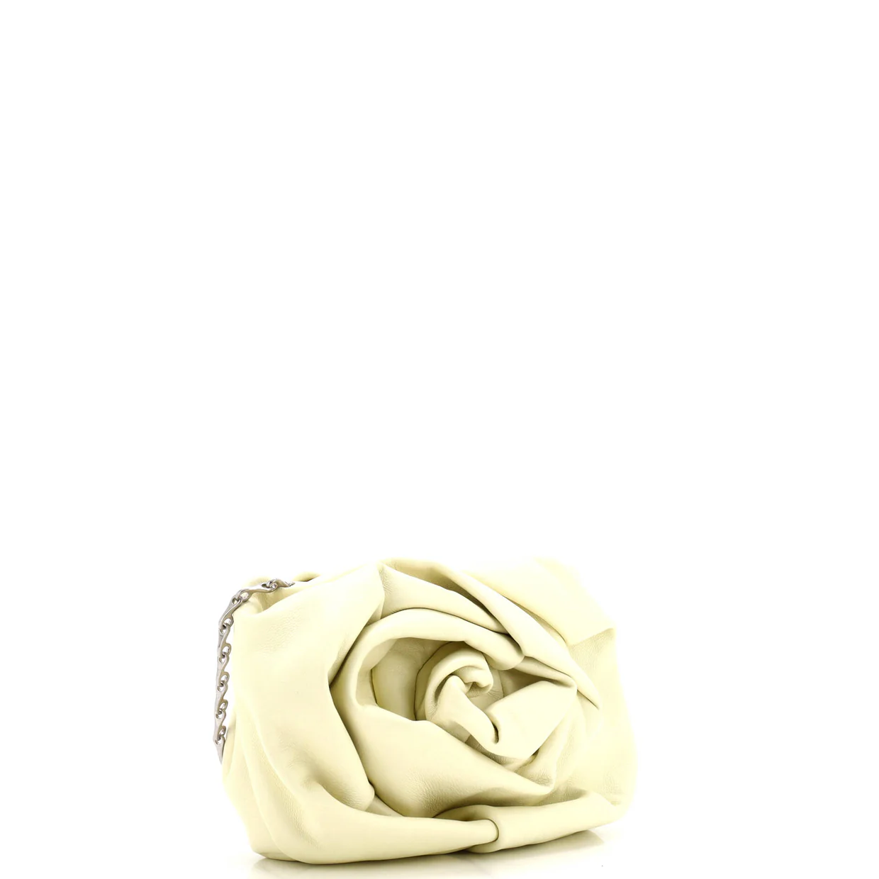 Rose Chain Clutch Leather - Deep Luxury