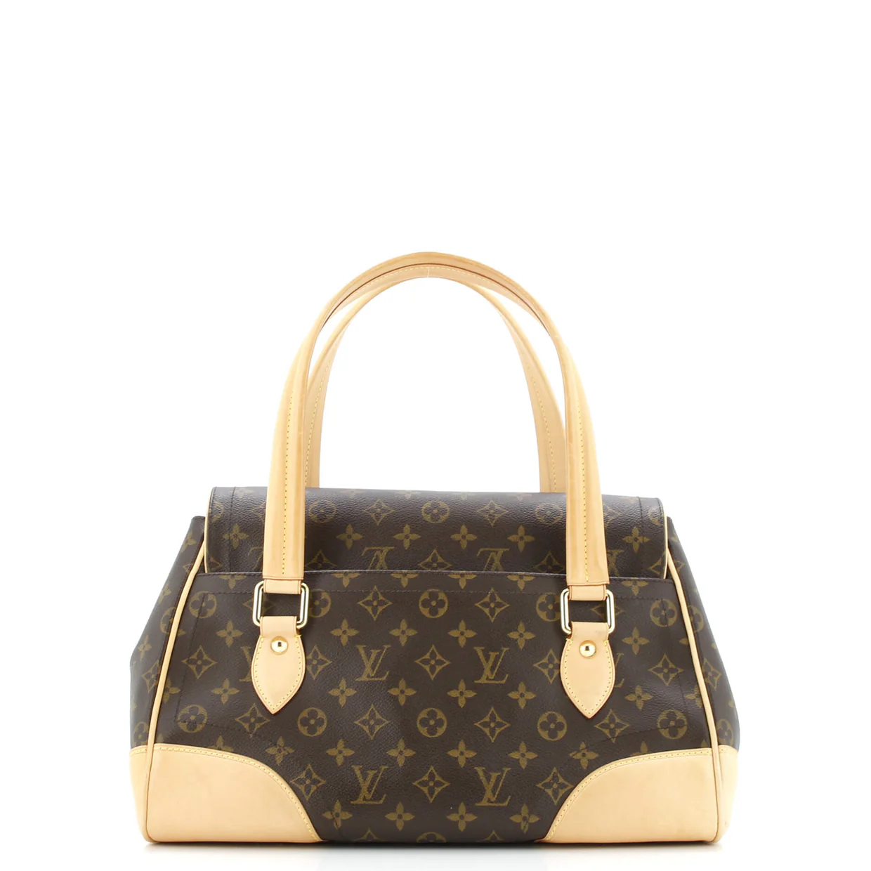 Beverly Handbag Monogram Canvas GM - Deep Luxury