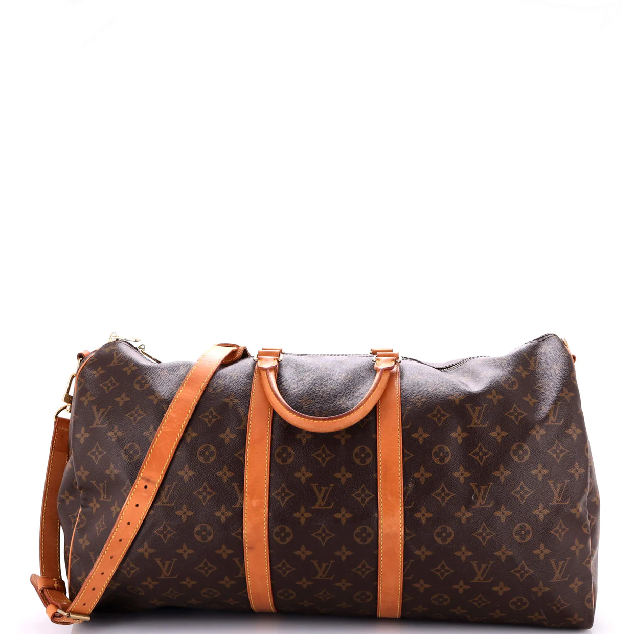 Keepall Bandouliere Bag Monogram Canvas 55 - Deep Luxury