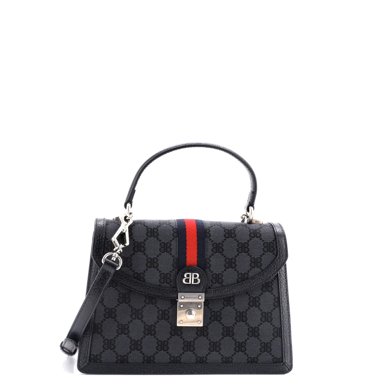 x Gucci The Hacker Project Top Handle Bag BB Coated Canvas Small - Deep Luxury