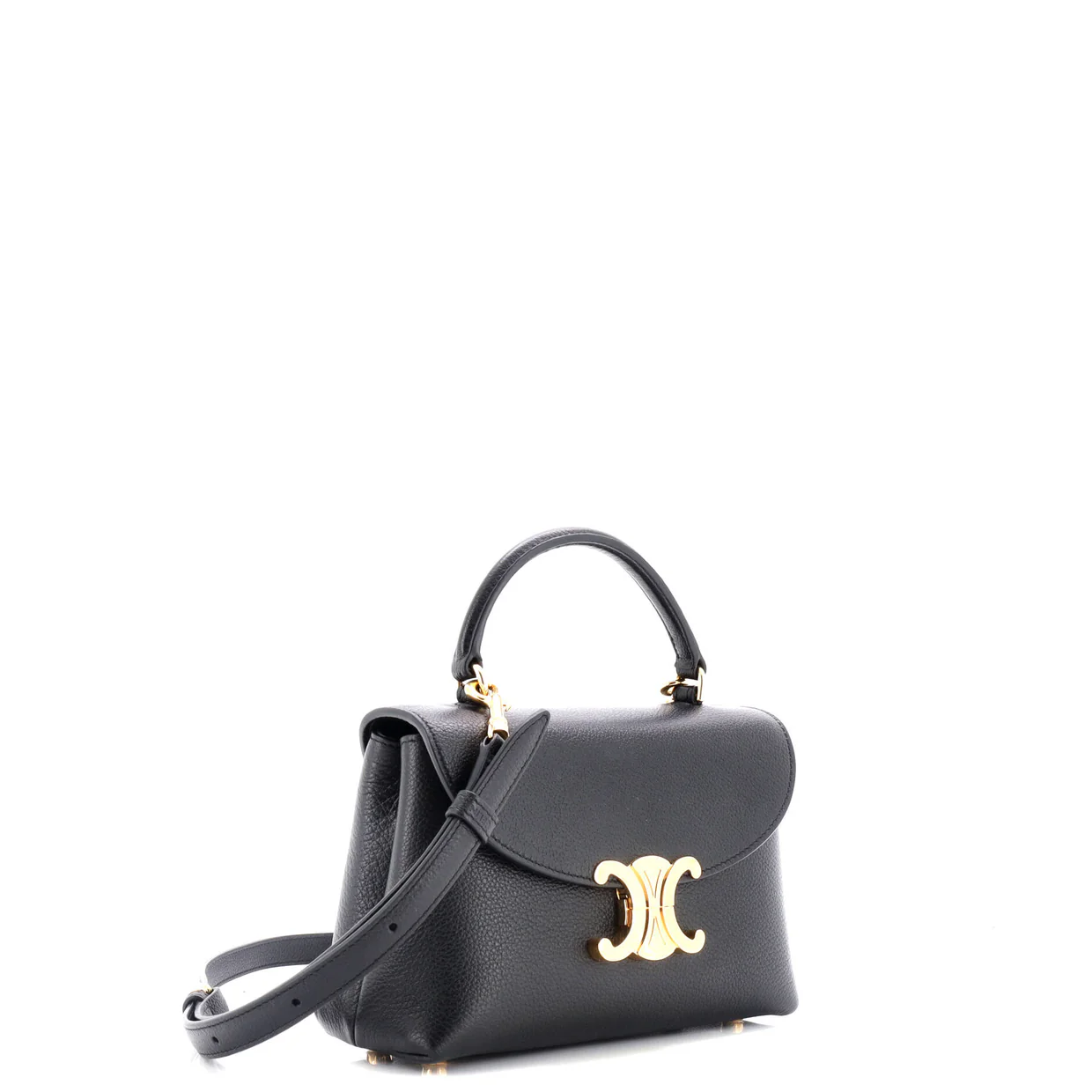 Nino Top Handle Bag Leather Teen - Deep Luxury