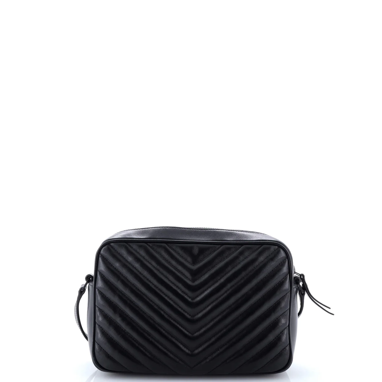 Lou Camera Bag Matelasse Chevron Leather Small - Deep Luxury