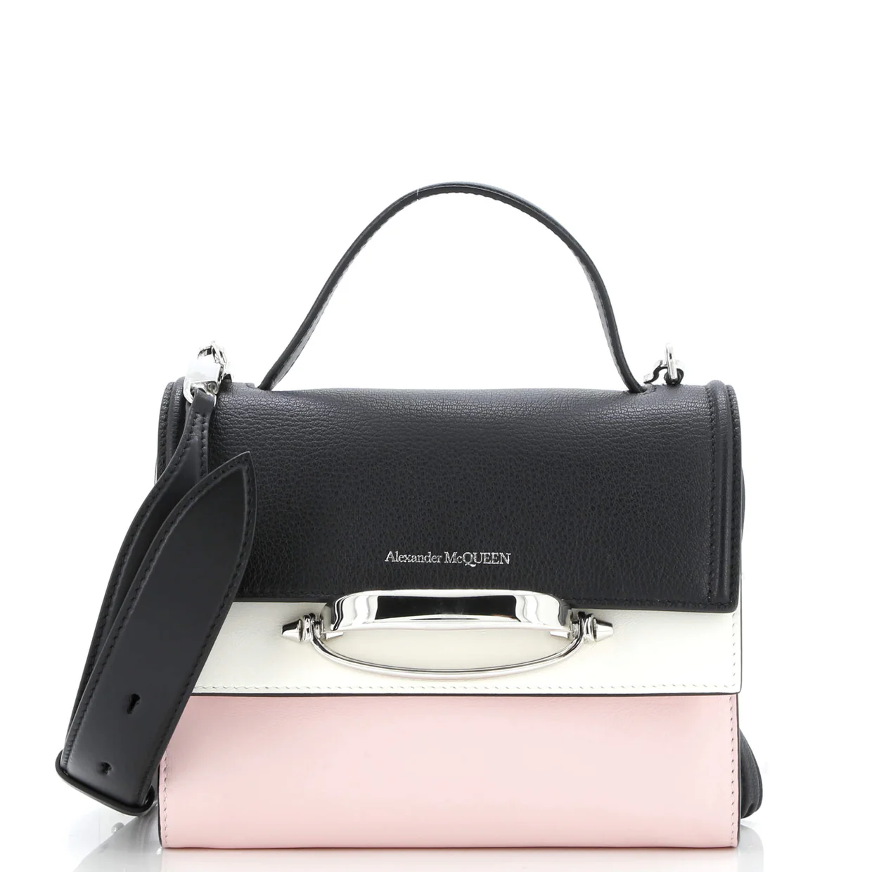 The Story Top Handle Bag Leather - Deep Luxury
