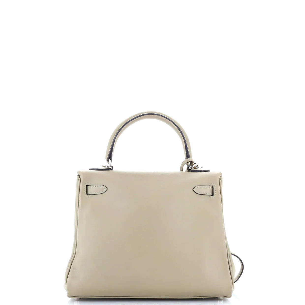 Kelly Handbag Sauge Swift with Palladium Hardware 25 - Deep Luxury