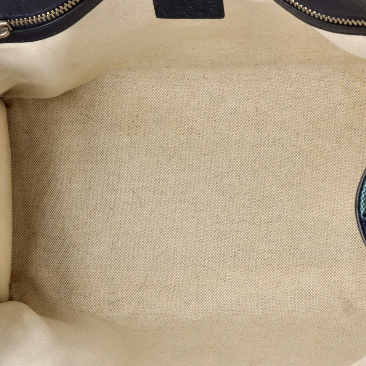 Structured Top Handle Open Tote GG Canvas Small - Deep Luxury