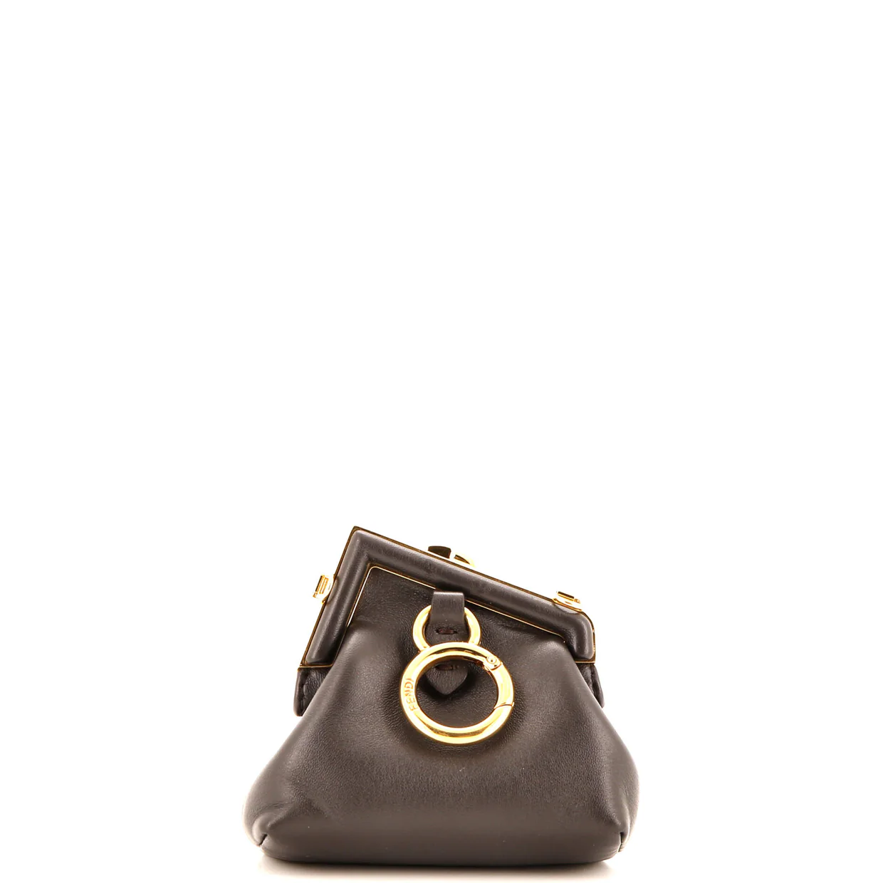 First Charm Crossbody Bag Leather Nano - Deep Luxury