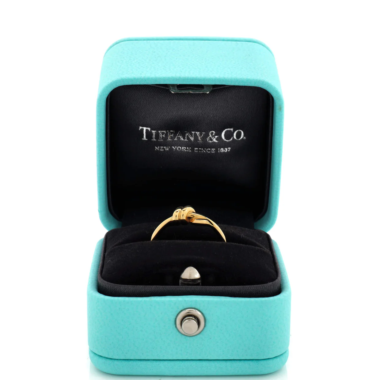 Double Row Knot Ring 18K Yellow Gold - Deep Luxury