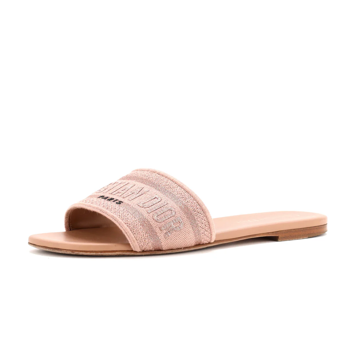 Women's Dway Flat Sandals Embroidered Canvas - Deep Luxury