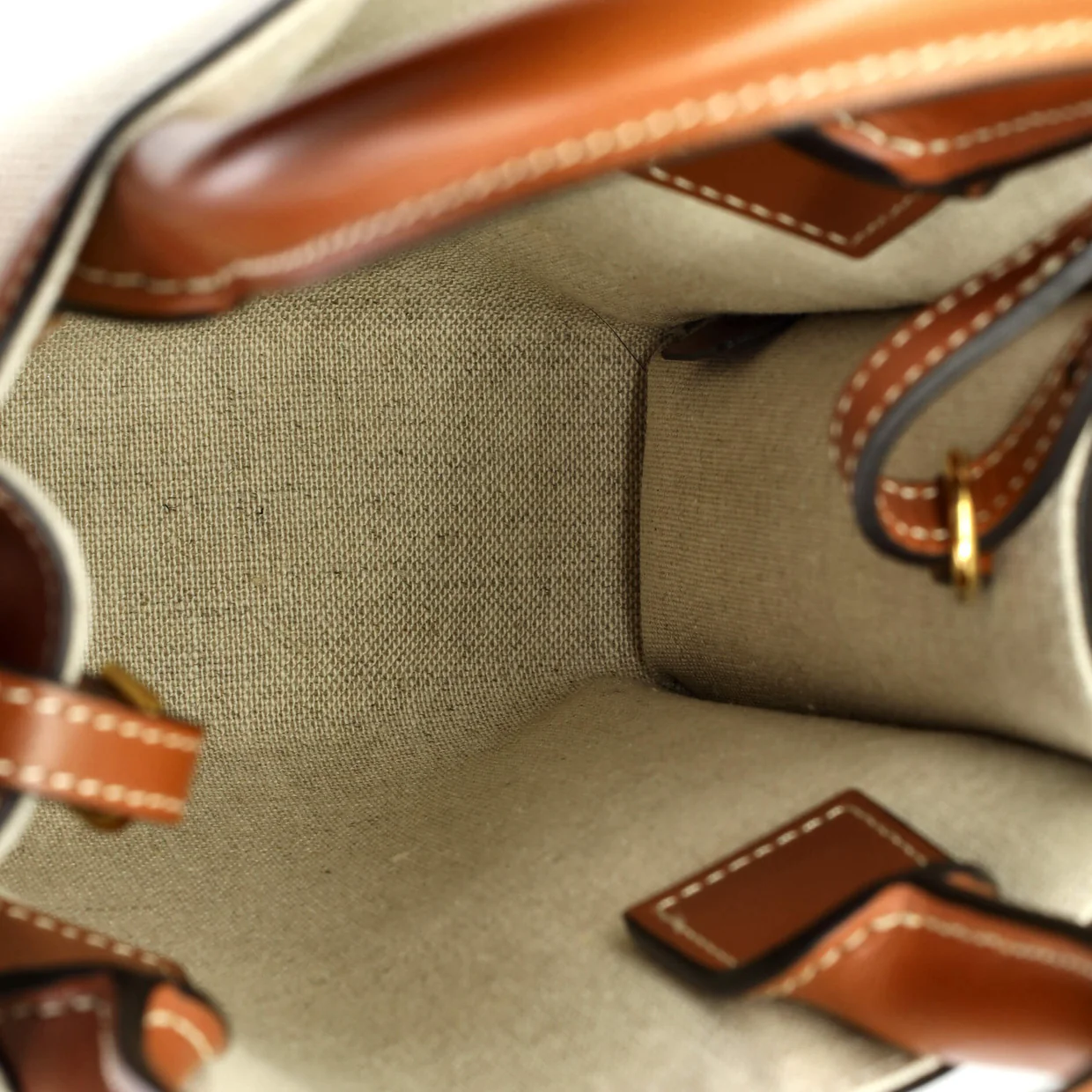 Sulky Vertical Cabas Tote Canvas with Leather Mini - Deep Luxury