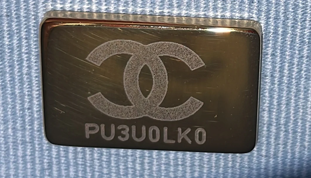 Twisted Crystals CC Wallet on Chain Quilted Caviar - Deep Luxury