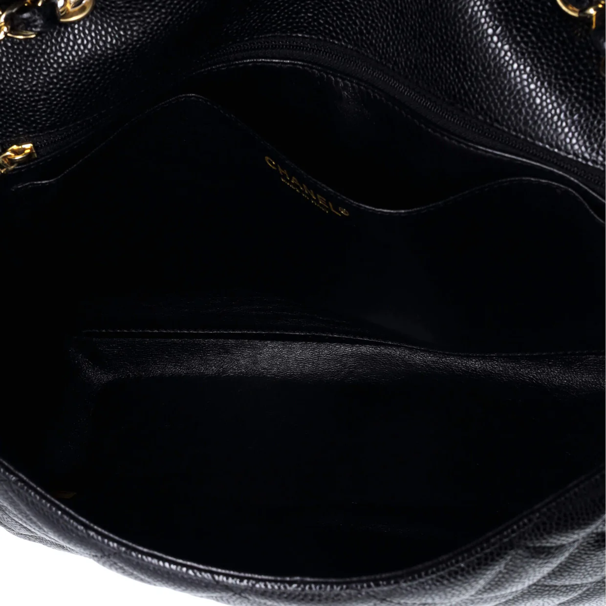 Classic Single Flap Bag Quilted Caviar Jumbo - Deep Luxury