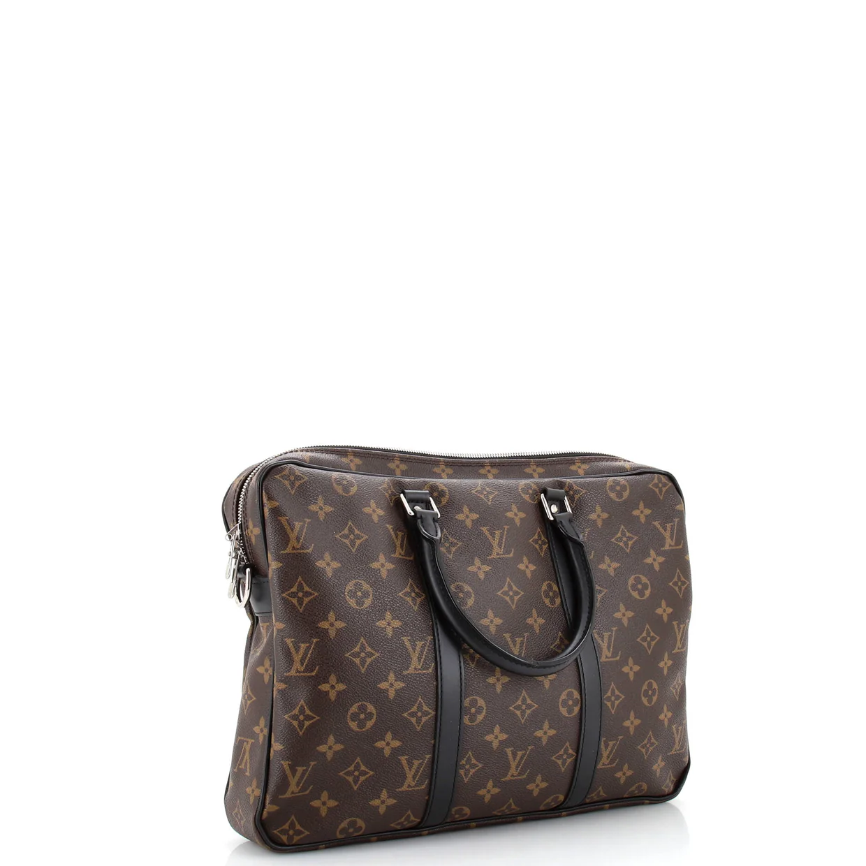 Porte-Documents Voyage Briefcase Macassar Monogram Canvas PM - Deep Luxury
