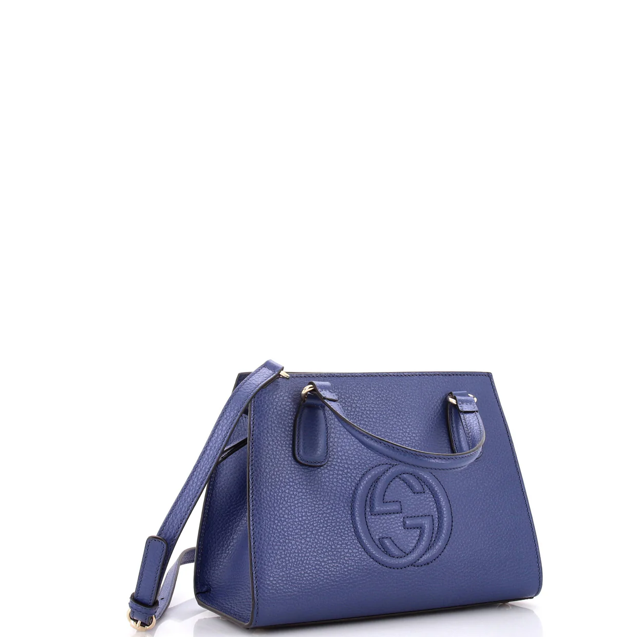 Soho Convertible Top Handle Satchel Leather Small - Deep Luxury