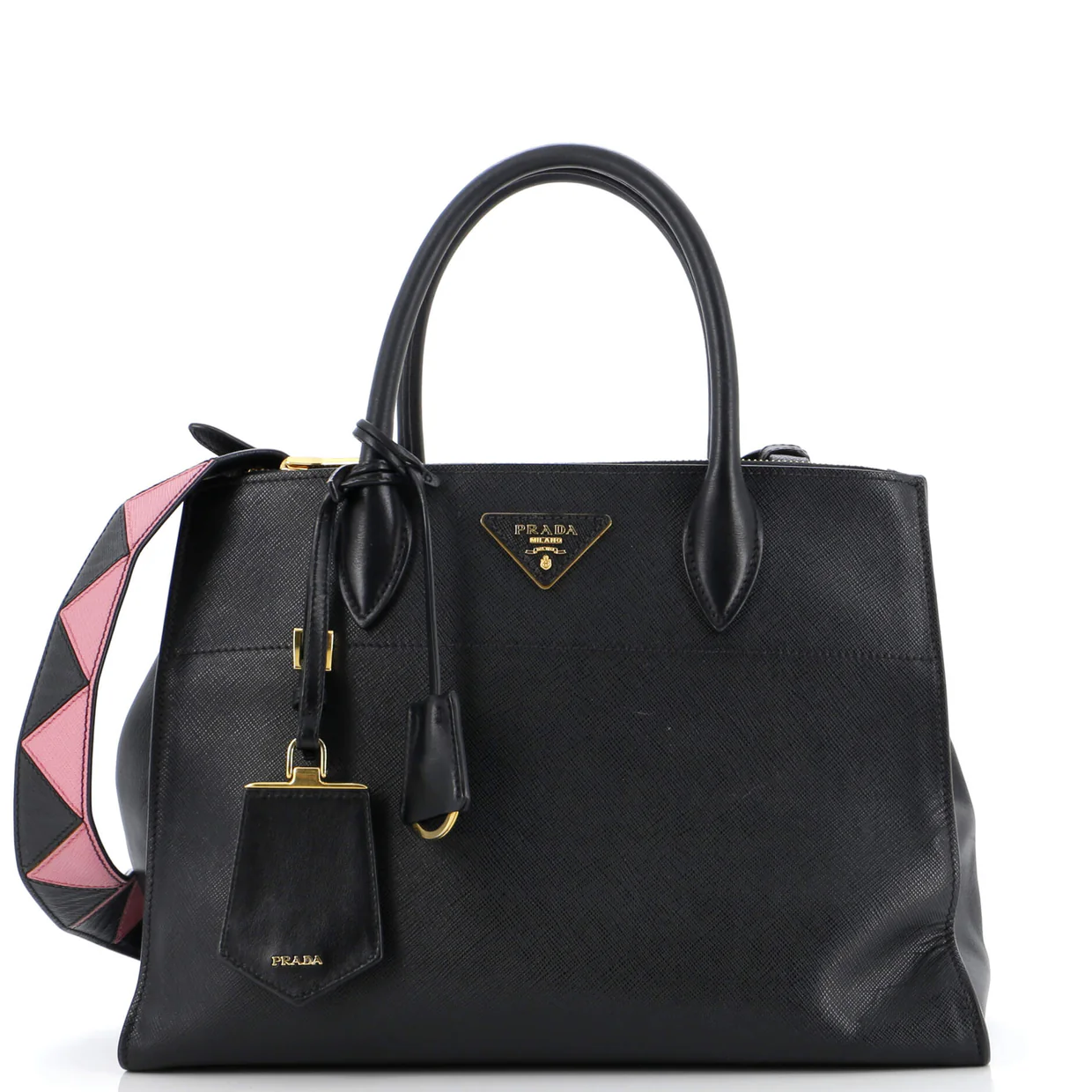 Paradigme Tote Saffiano Leather Medium - Deep Luxury