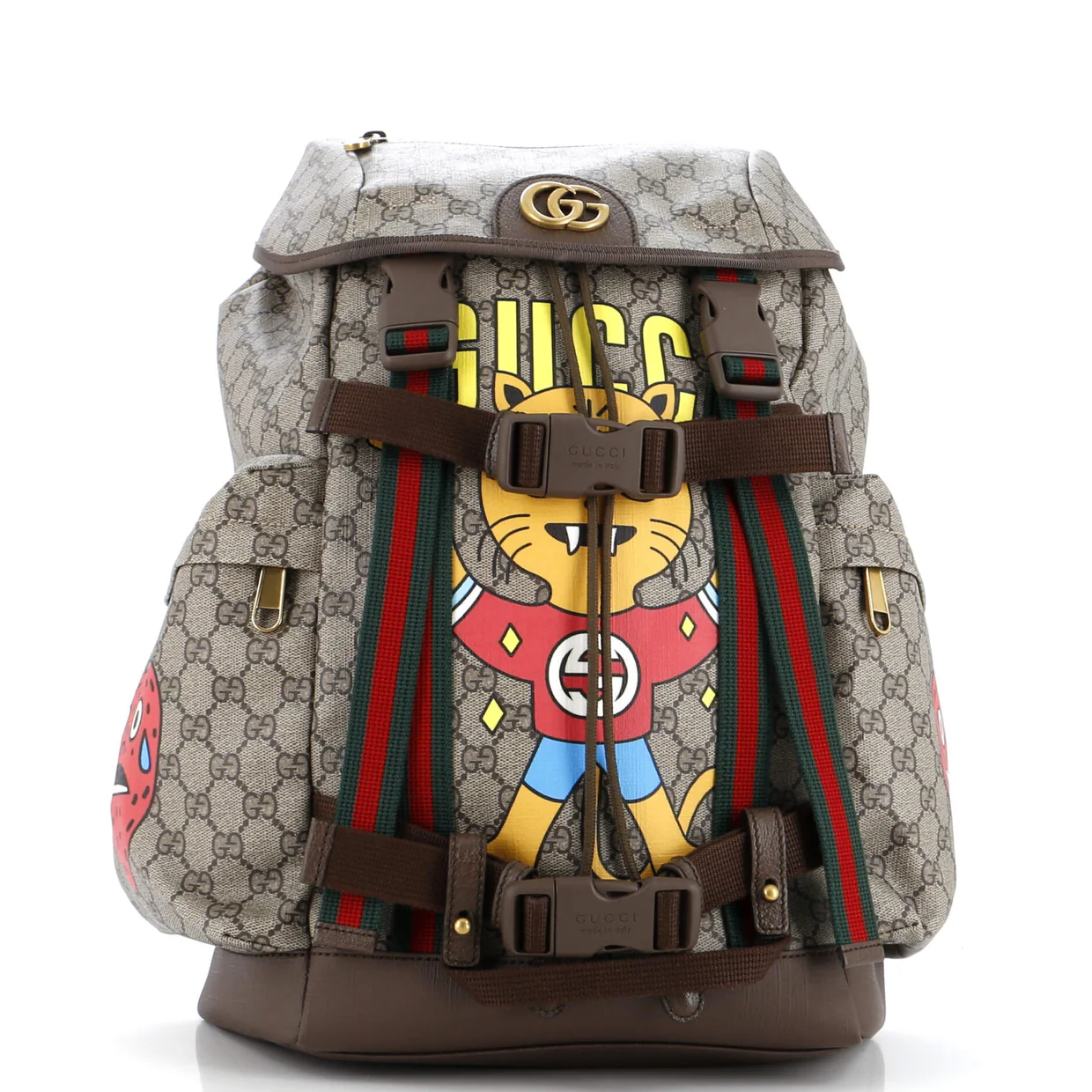 Skateboard Backpack Printed GG Coated Canvas - Deep Luxury