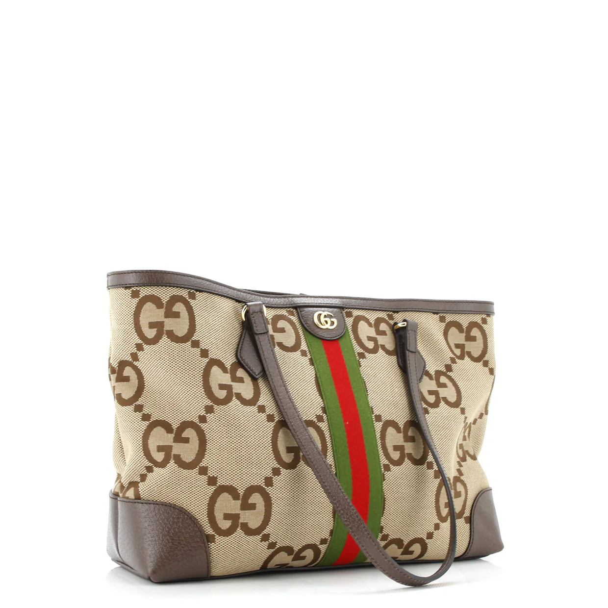 Ophidia Shopping Tote Jumbo GG Canvas Medium - Deep Luxury