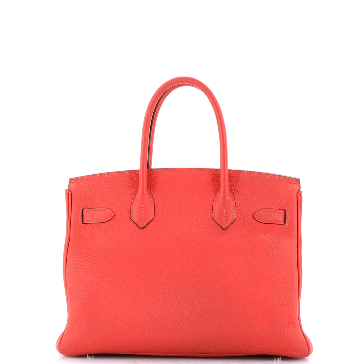 Birkin Handbag Rouge Pivoine Togo with Gold Hardware 30 - Deep Luxury