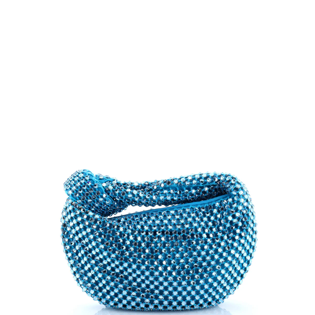 BV Jodie Hobo Crystal Embellished Mesh Mini - Deep Luxury
