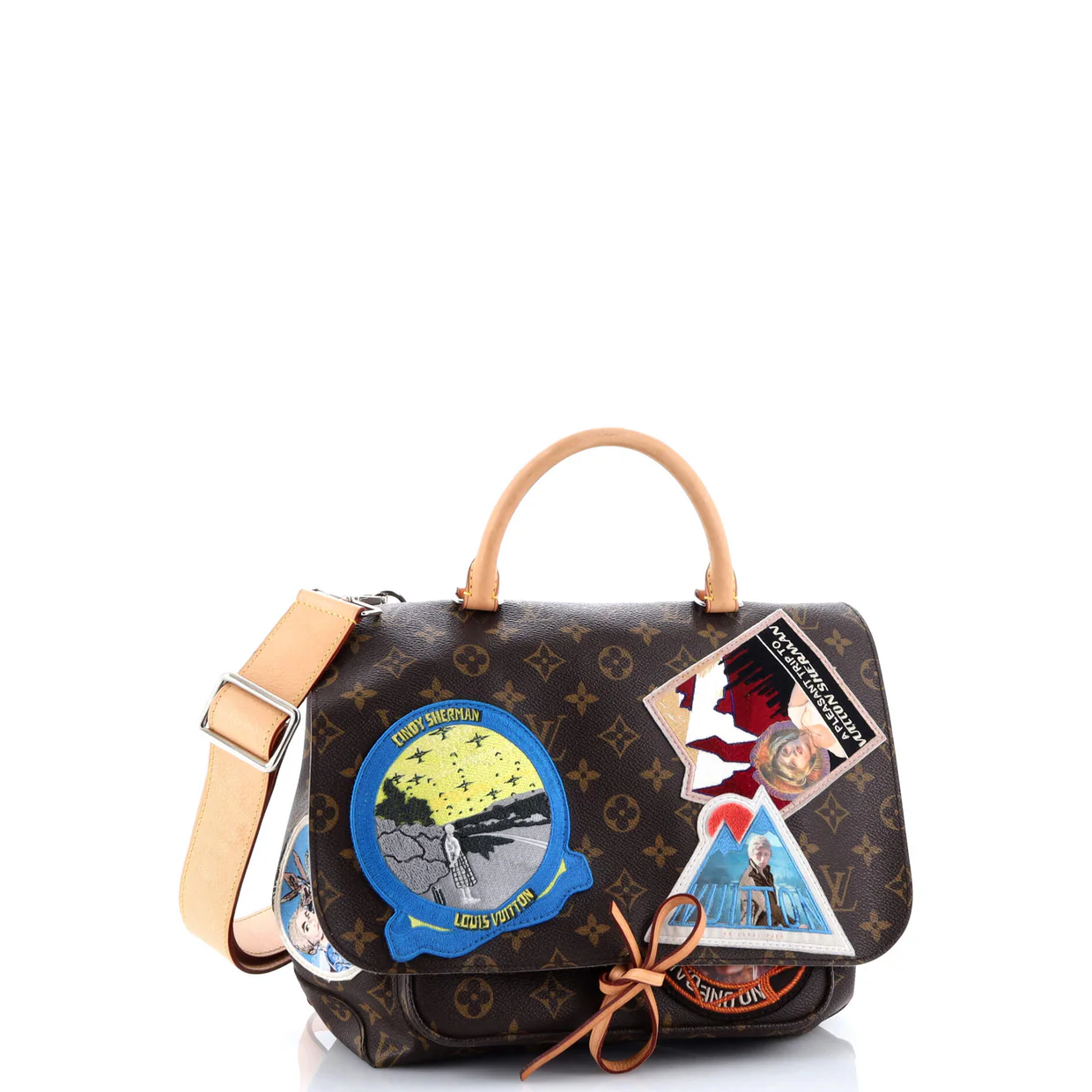 Cindy Sherman Camera Messenger Bag Patch Embellished Monogram Canvas - Deep Luxury