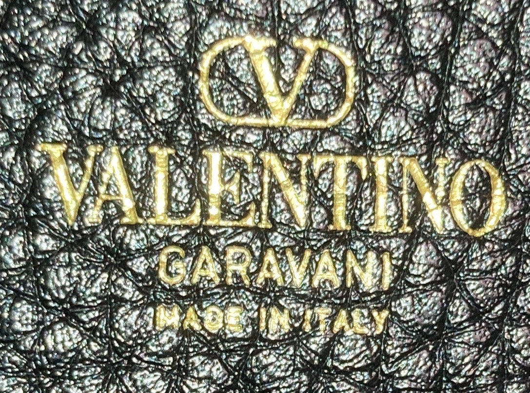 VLogo All Time Top Handle Bag Leather Small - Deep Luxury