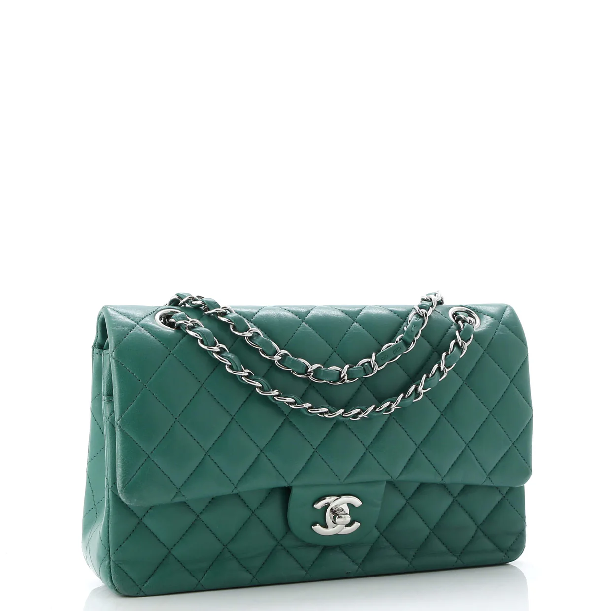 Classic Double Flap Bag Quilted Lambskin Medium - Deep Luxury